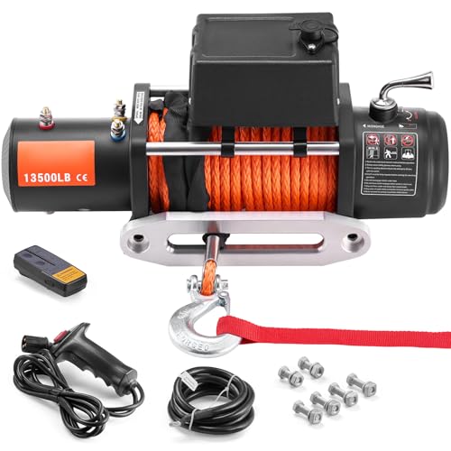 Dispositivo eléctrico de tracción 13,500 lb 12V DC para camiones miniatura 1