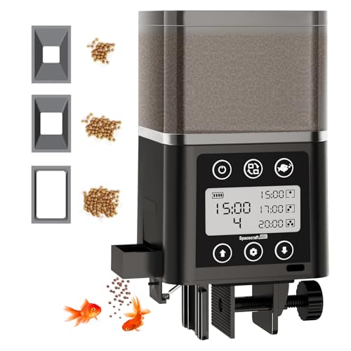 Automatic Fish Feeder for Aquarium, ZWJBSGY Three...