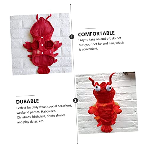 Disfraz para perro VICASKY Lobster XS Halloween miniatura 4