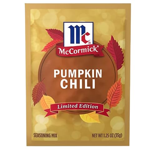 McCormick Limited Edition Seasoning Mix Packets - 5 Flavors to Choose From (Pumpkin Chili)