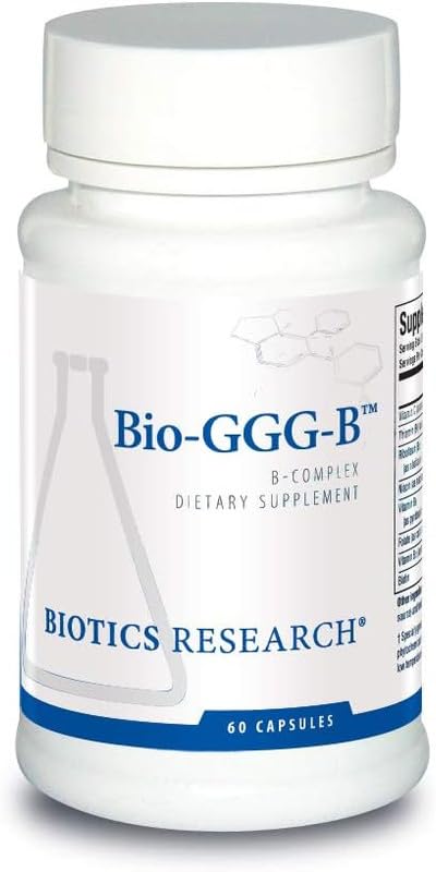 Evorina Biotics Research Bio GGG B, B Complex, Biochemically activated forms of B vitamins, Thiamin, Riboflavin, Niacin, B6, B12, Folate Produce Energy, Optimize Positive Mood,Cardiovascular Health 60 Capsule | High Strength Herbal Supplement | Clean Label Ayurvedic Wellness-image-18