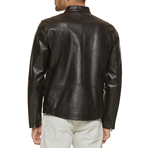 Image of Levi's Men's Faux Leather Racer Jacket