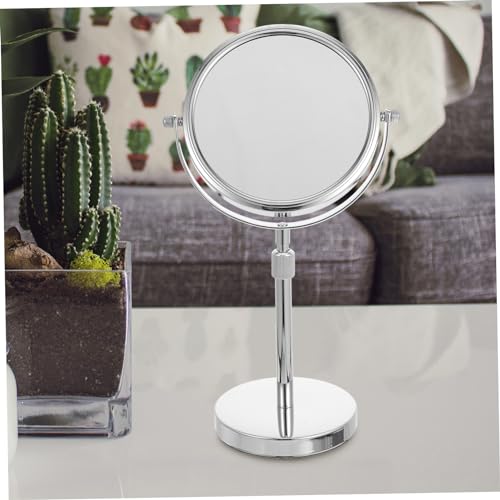 Espejo de Maquillaje Redondo Portátil con Luz LED miniatura 6