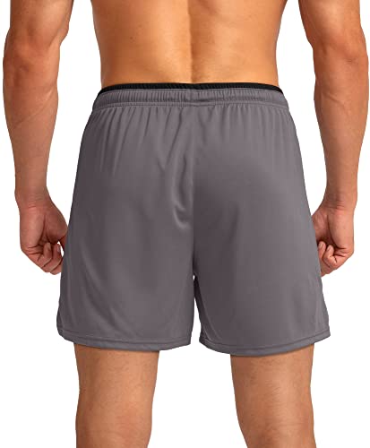 G Gradual Men'S Running Shorts With Zipper Pockets Quick Dry Gym Athletic Workout 5 Inch Shorts For Men  thumb #2