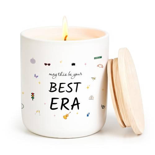 Music Inspired Gifts Graduation Gifts Birthday Gift for Music Fans May This Be Your Best Era Candles 7Oz Fans Gift Merch Lavender Scent Candle in Ceramic Jar