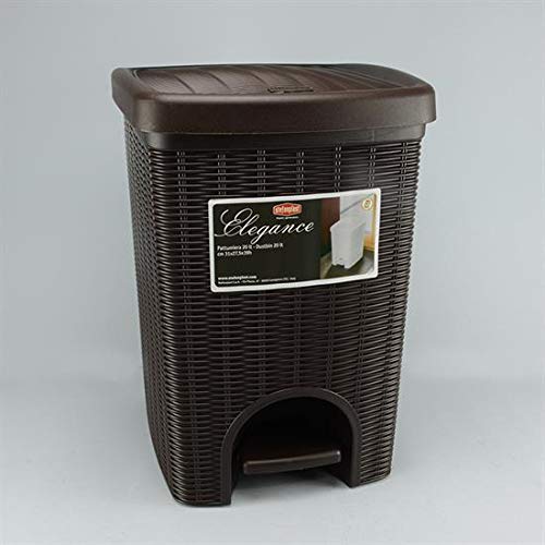 Pattumiera Elegance Stefanplast 20L - Design Moderno, Colore Moka - Foto 14