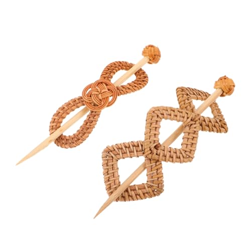 Accesorios para el cabello de mujer con horquillas tejidas a mano de estilo hippie y bohemio