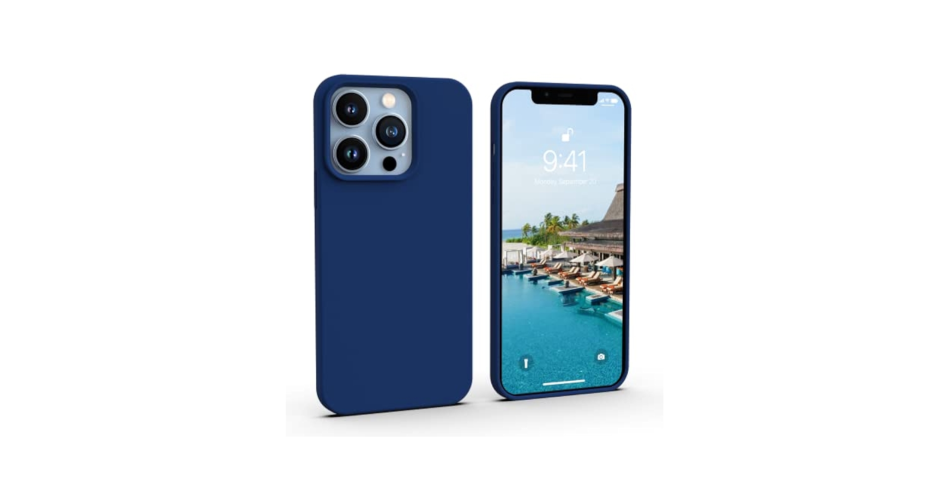 ajew(エジュー) iPhone13 / blue 【patent case】 iPhone13 / blue 【patent case】 (発送はご注文から3営業日以内
