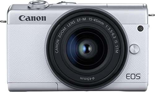 Canon EOS M200 Kit Blanc + EF-M 15-45 is STM