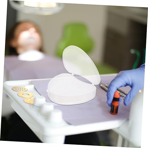 PLAFOPE 2 Pçs Dentes Falsos Suporte De Cinta De Plástico Retentores Para Dentes Recipiente De Dentes
