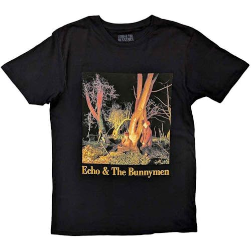 Echo & The Bunnymen Crocodiles Official Tee T-Shirt Mens Unisex (Small) Black