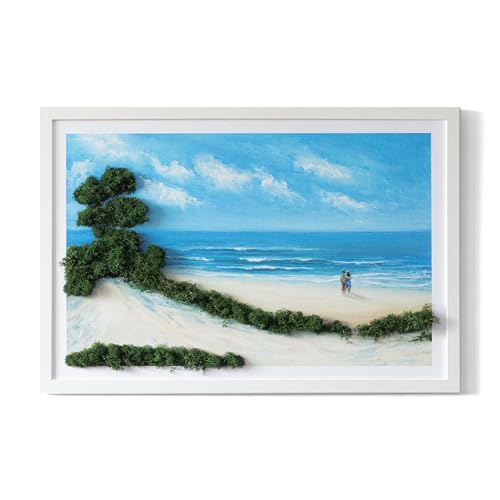 Belle mousse Tulup 60x40 cm pour une décoration murale poétique et douce