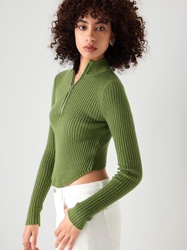Image of CIDER Women's Rib Knit Long Sleeve Sweater