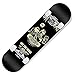 WYYUE Skateboard, Komplettboard 7-lagiges Ahornholz Deck Skateboards mit 4 LED PU Rollen 80x20cm Professionelles Longboard für Anfänger, Erwachsene und Jugendliche