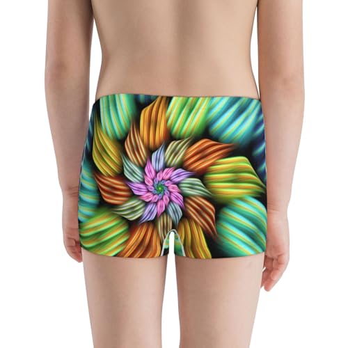 Boys' Cotton Boxer Brief Soft Underwear-Hippie Style3