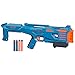 Nerf Elite 2.0 Tetrad QS-4 Blaster, Includes 4 Nerf Elite Darts, 4-Barrel Blasting, Tactical Rail for Customizing Capability, Pump Action