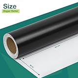 TWO RHINOS Matte Black, Premium Kraft Wrapping Paper (10m x 44cm) | Extra-Long Wrapping Paper Roll with Durable Thickness (80gsm) - Gift Wrap for Arts, Crafts, Parties, Birthdays & Christmas - Image 2