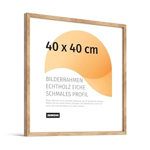 Junomi Eiche 40x40 Bilderrahmen Echtholz