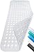 NELLY CLARK Badewannenmatte rutschfest 88x39cm | Antirutschmatte Badewanne mit starkem Halt | Hautverträglich BPA-freie rutschfeste Duschmatte | Waschmaschinenfeste Badematte Rutschmatte (Transparent)