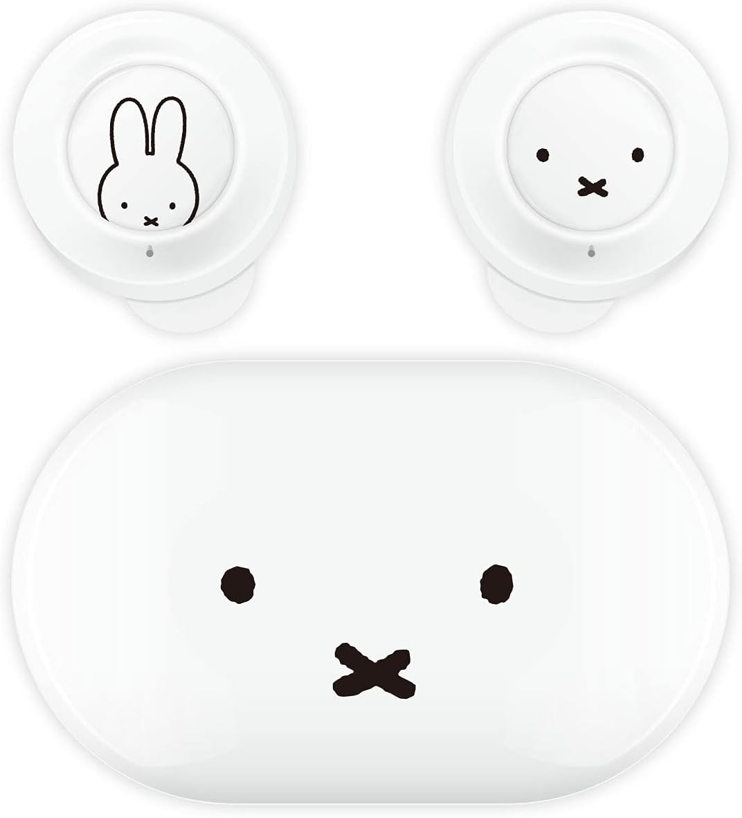 Amazon グルマンディーズ ミッフィー 完全ワイヤレスステレオイヤホン フェイス Mf 169wh ホワイト グルマンディーズ Gourmandise 家電 カメラ