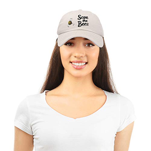 Image of DALIX Save The Bees Baseball Cap Dad Hat Embroidered Women Girls