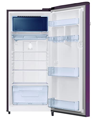 Image of Samsung 215L 3 Star Inverter Direct-Cool Single Door Digi-Touch Refrigerator Appliance (RR23C2E23CR /HL,Camellia Purple)