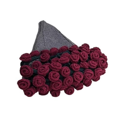 Ramo de flores, manta de flores, juego de material de rosas rojas, ideal para principiantes, regalos románticos, decoración del hogar, boda, Día de la Madre, Día