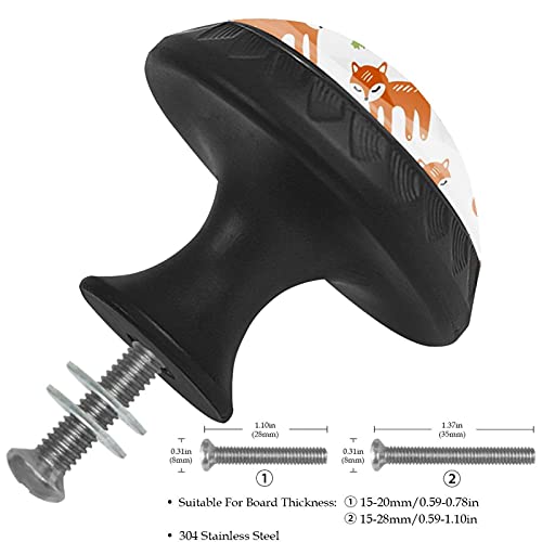 Boutons de tiroir renard 35 mm pour rénover une commode d'enfant