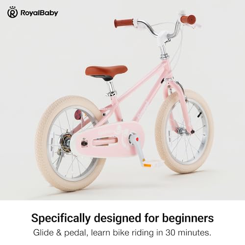 Image of RoyalBaby EZ Kids Bike,12 14 16 18 Inch Convertible Balance to Pedal Bike for Boys & Girls,Beginner Bicycle for Ages 2-9 Years
