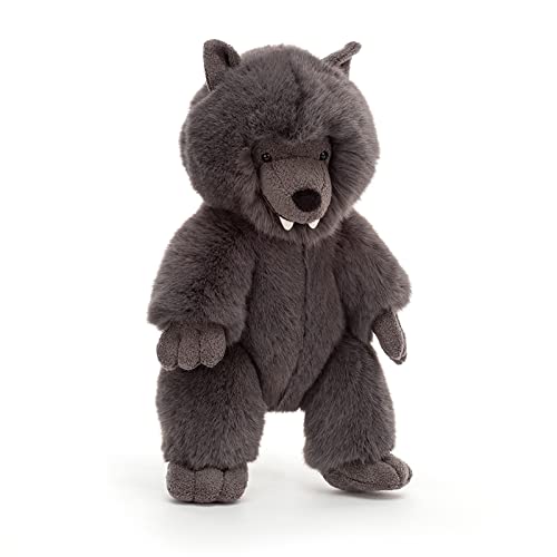 Jellycat Wilf Wolf Stuffed Animal, 11" - Wolf Plush Toy - Classic Children's Gift - Halloween Plush - Image 5