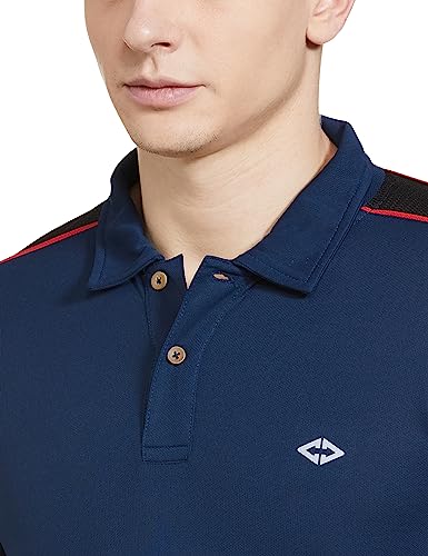 REVOLT Men's Soft & Comfortable Polo T-Shirt - with Logo Branding