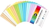 perfect ideaz • 100 Blatt Foto-Karton A5, 10 Pastell-Farben, 300 g/m², MADE IN GERMANY