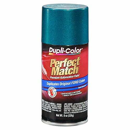 Image of Dupli-Color EBFM03457 Perfect Match Automotive Spray Paint - Ford Pacific Green Metallic, PS - 8 oz. Aerosol Can