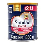 Similac Isomil Etapa 2 850gr, Fórmula Infantil no Láctea a Base de Proteína de Soya