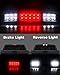 ISSYAUTO 3rd Brake Light Compatible with 2004-2008 F150 Third Brake Light LED High Mount Stop Light
