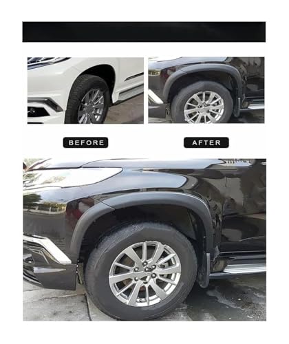 Moldura de paso de rueda elegante y guardabarros tuning para Montero 3