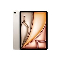 Apple iPad Air 11-inch with M3 chip Built for Apple Intelligence, Liquid Retina Display, 512GB, 12MP Front/Back Camera, Wi-Fi 6E + 5G Cellular, Touch ID, All-Day Battery Life — Starlight