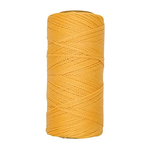 Linhasita Waxed Thread 100 g / 170 m Polyester 1 mm Thick Macrame, 30 Colours cream, 170 metros / 100 gr - Image 3