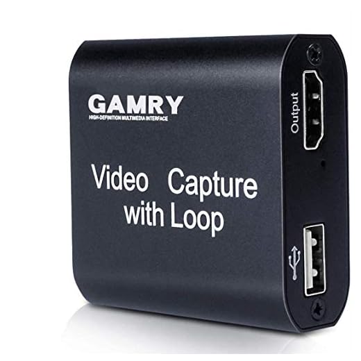 Tarjeta de Captura de Vídeo HDMI con Loop Out, 4K HD 1080P USB 2.0 para Transmisión en Vivo de Transmisión de Vídeo para Juegos, Transmisión, Enseñanza, Videoconferencia