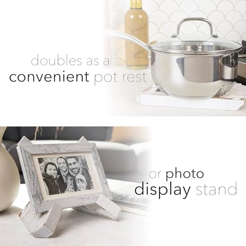 Willow & Croft 006 Recipe Holder. Cookbook Stand. Rustic Farmhouse Plate Display Stand thumb #4