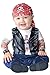 InCharacter Born to be Wild Infant/Toddler Costume, Medium (12-18) Black/White