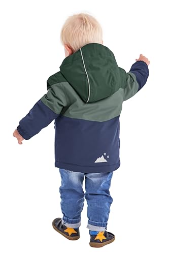 Foto von Killtec Unisex Fisw 3 Mns Jckt Skijacke/ Funktionsjacke Mit Kapuze Und Schneefang, Dunkel Waldgrün, 110-116 EU