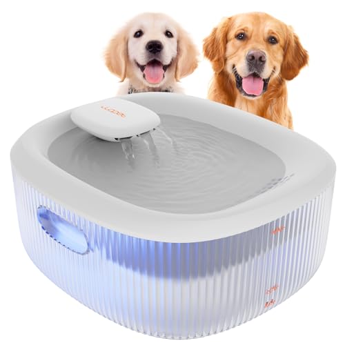 Image of WOPET Dog Water Fountain for Large Dogs, 6L /205oz /1.7Gal Automatic Dog and Cat Water Fountain, Pet Water Dispenser with 2 Filters, Ultra-Quiet Pump, Great for Large Dogs Cats and Multi-Pet Home