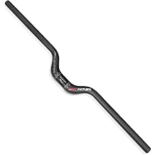 Carbon Fiber Shaped Handlebar 580/600/620/640/660/680/700/720/740 Integrated Handlebar Mountain MTB Handlebar Riser 80mm660mm