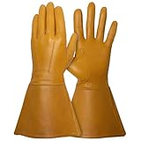 Tough Gloves Men's Ultra Enforcer Leather Gauntlets