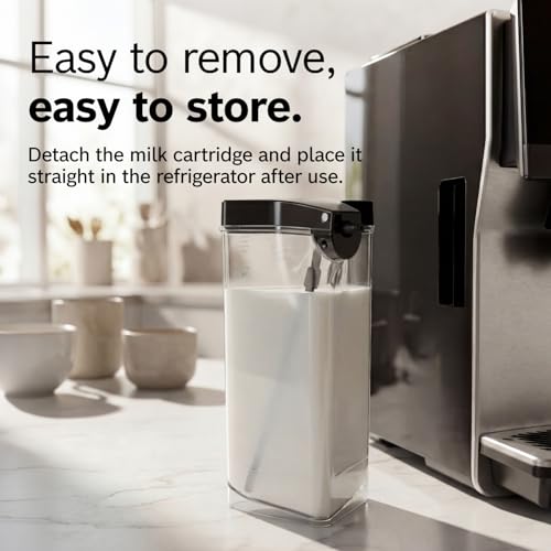 Bosch Fully Automatic Coffee and Espresso Machine - 36 Drinks, Double Cup Barista Style Super Coffee Maker - Touchscreen, Large Bean Capacity - Easy Clean, Maintenance - Stainless Steel - TQU60703 - Image 9
