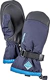 Hestra Gauntlet CZone Junior Mitt - Waterproof, Reinforced Snow Mitt for Skiing and Mountaineering for Kids and Youth - Dark Navy/Turquise - 7