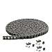 25H Heavy Duty Roller Chain 10 Feet with 3 Connecting Links