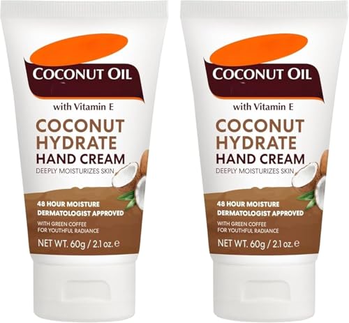 Image of 2 Pack Bundle - A HadcoPalmers Bundle - 2x Coconut Hydrate Hand Cream With Green Coffee (2x 60g). Dermatologist Approved for Dry Skin