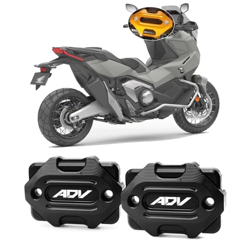 GoGoDDJP For ADV150 ADV160 adv150 adv160 2026 �I�[�g�o�C�ɓK�������̉����ɂ́A�㕔�|���v �J�o�[�A�A���~�j�E���������i�A����уu���[�L�t���U�[�o�[ �J�b�v �L���b�v���܂܂�Ă��܂� (�y�A,�u���b�N)